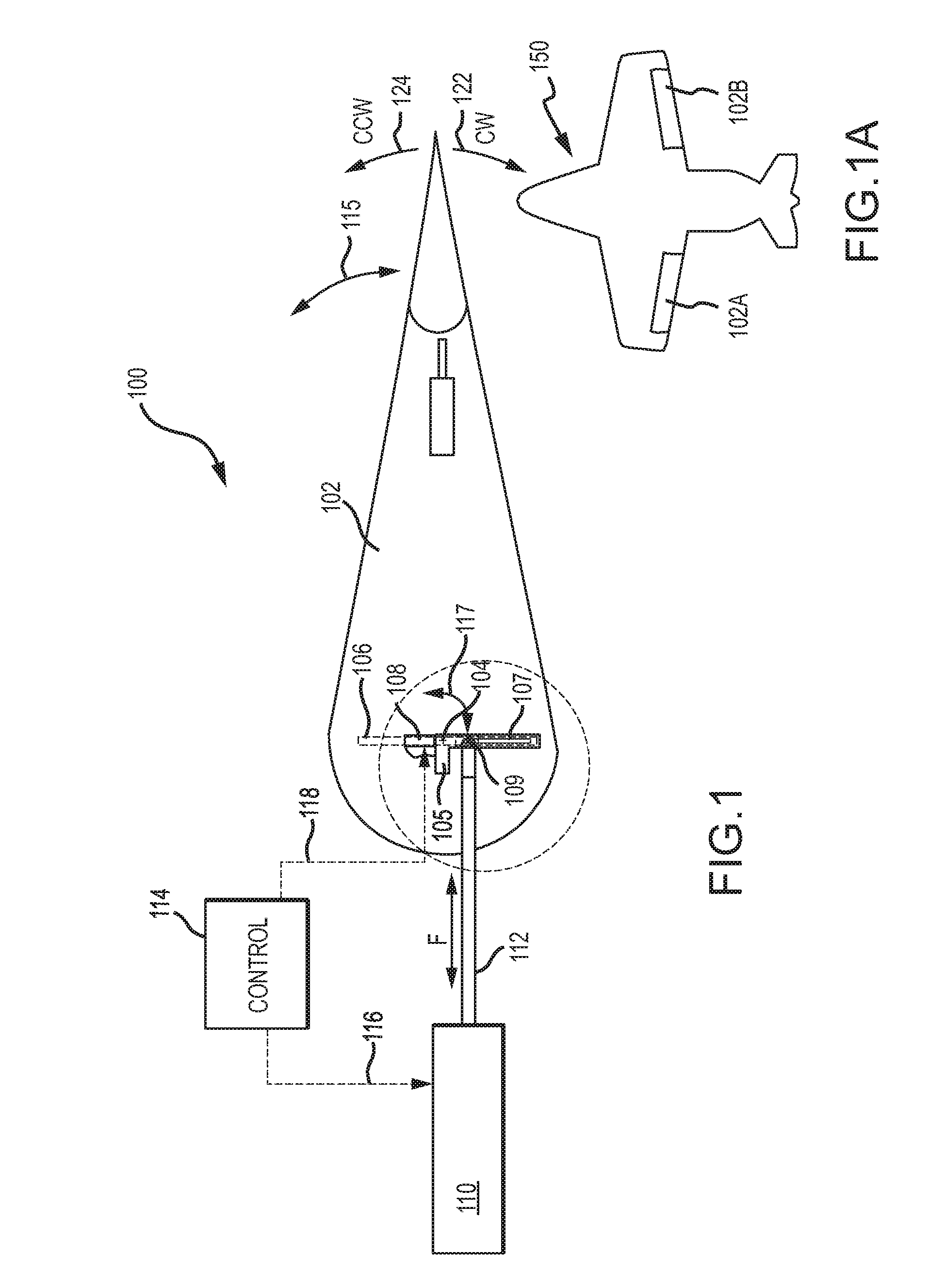 Flight control using actuated variable moment arm