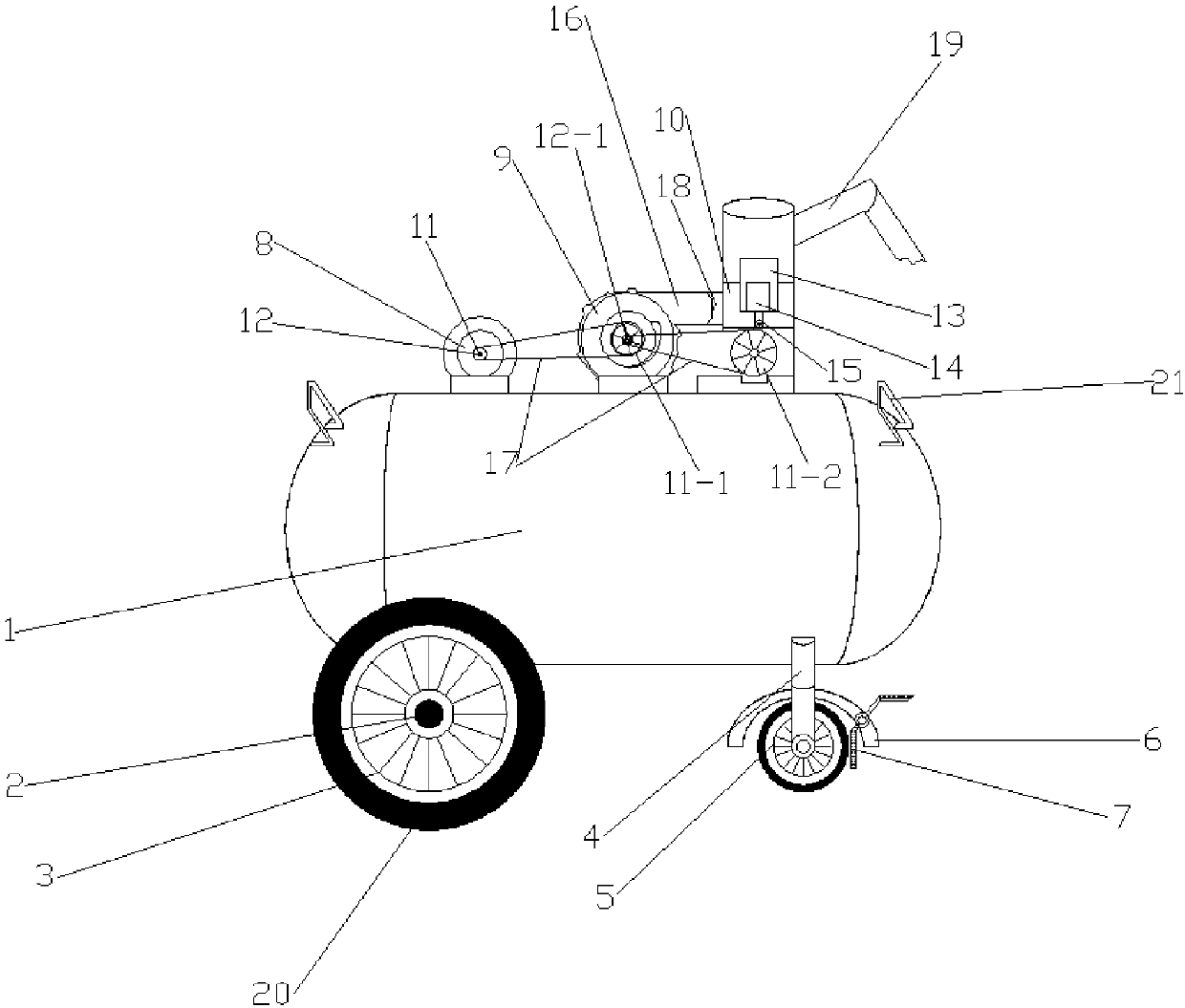 Efficient and energy-saving air compressor