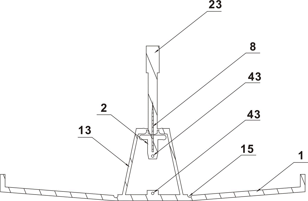 Safety blood taking needle structure