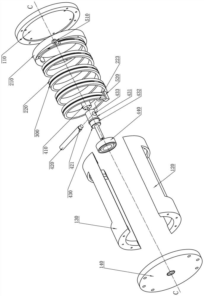 Cylindrical driver based on memory alloy wire driving and method thereof