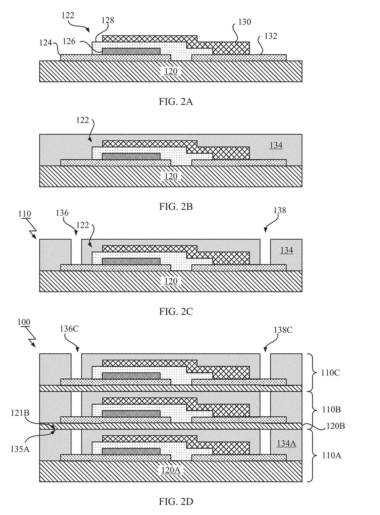 Stacked film battery architecture