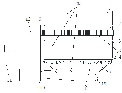 Automatic coal sliding hole anti-blocking device and using method