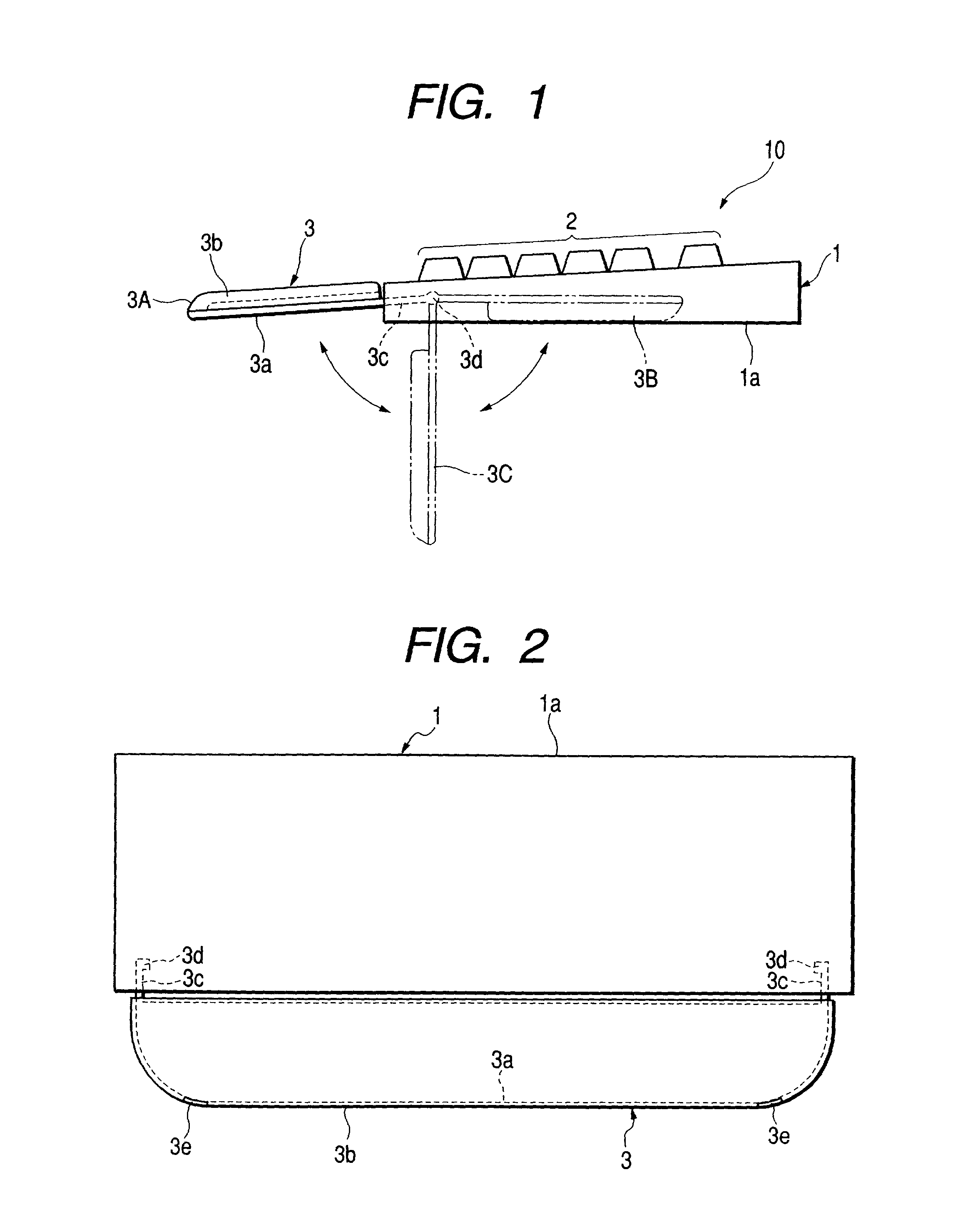 Keyboard device with palmrest stored therein