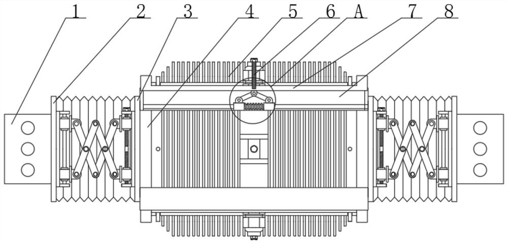 Bus duct with protection function and using method thereof