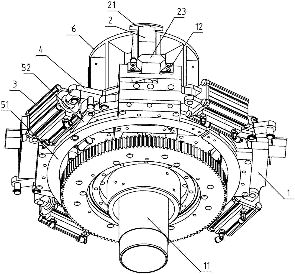 Four-jaw chuck