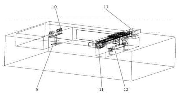 Movable ecological parking device on lawn