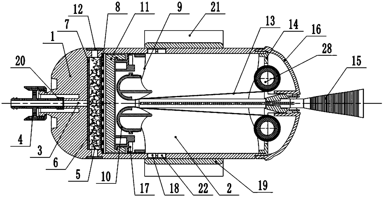 Wound negative pressure attraction system