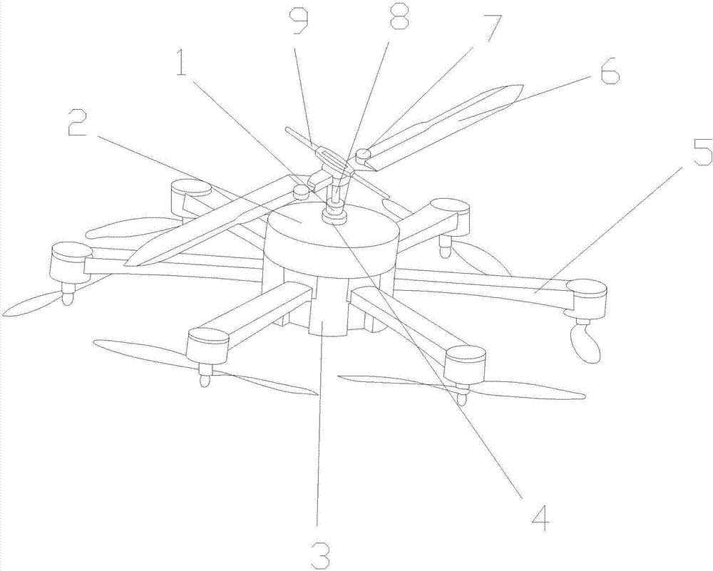 Weeding machine based on unmanned aerial vehicle