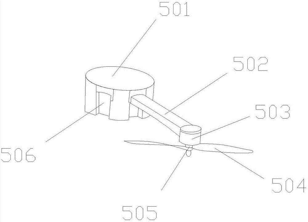 Weeding machine based on unmanned aerial vehicle