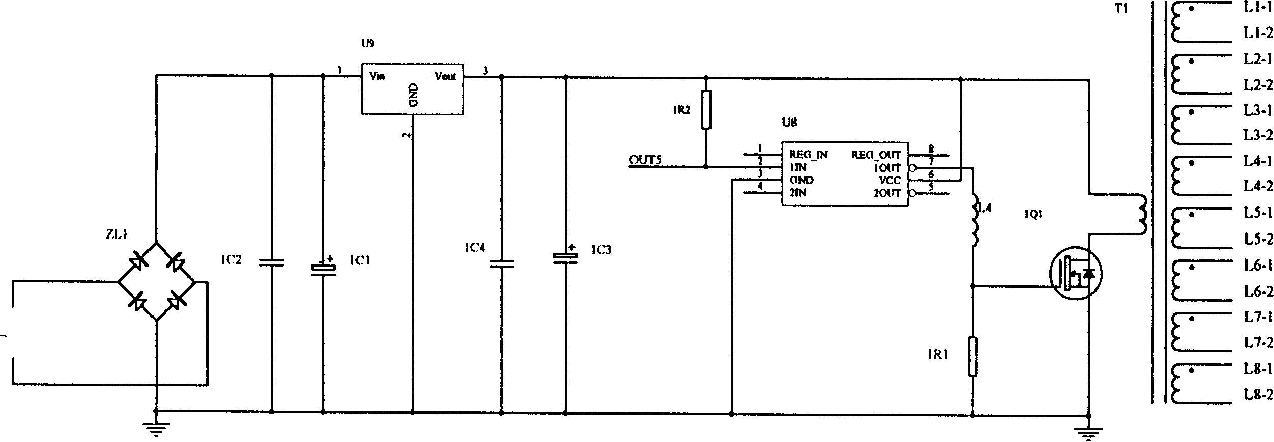 Ultra-high power supersonic generator sharing a oscillation source