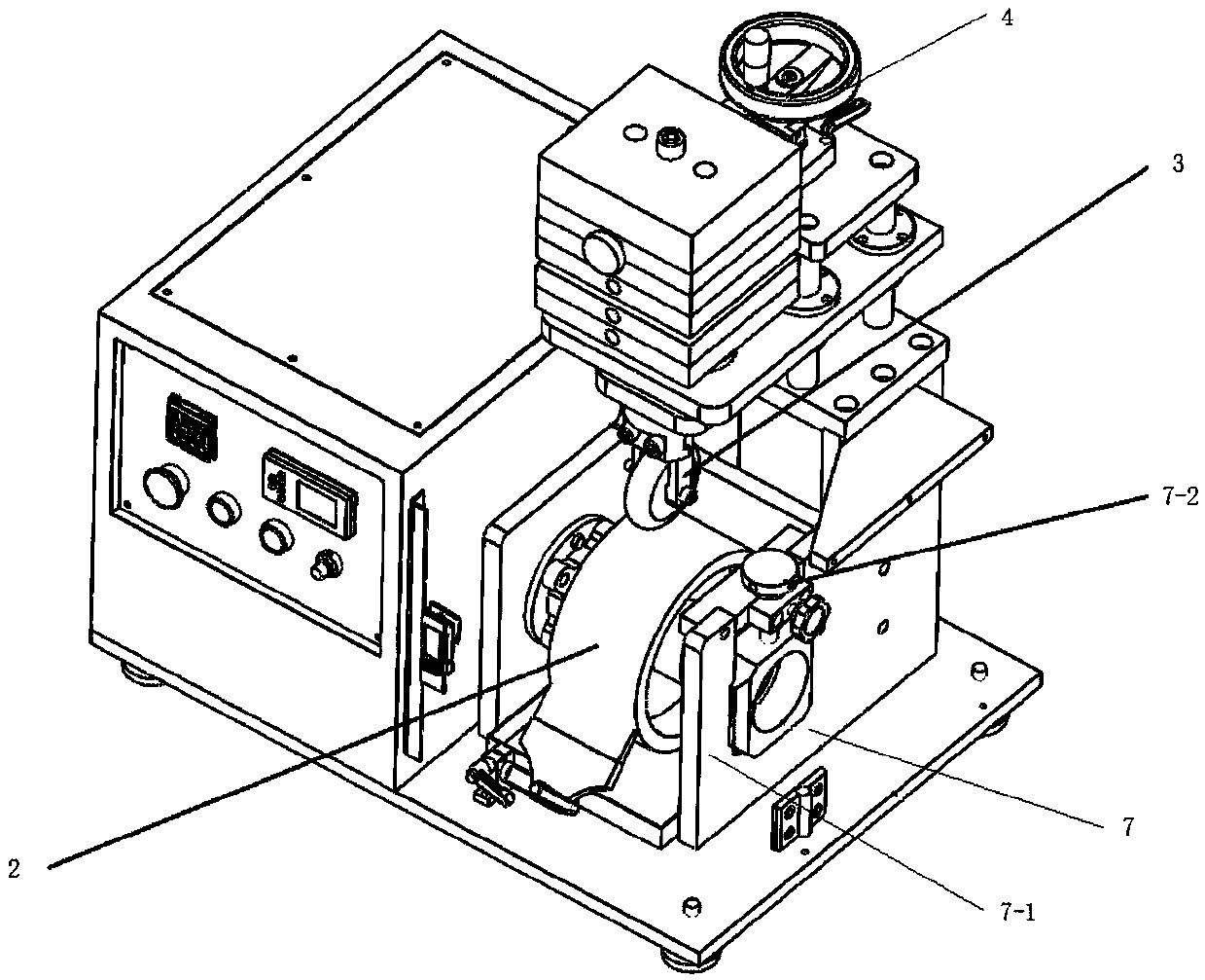 Roller abrasion resistance testing device for roller skate