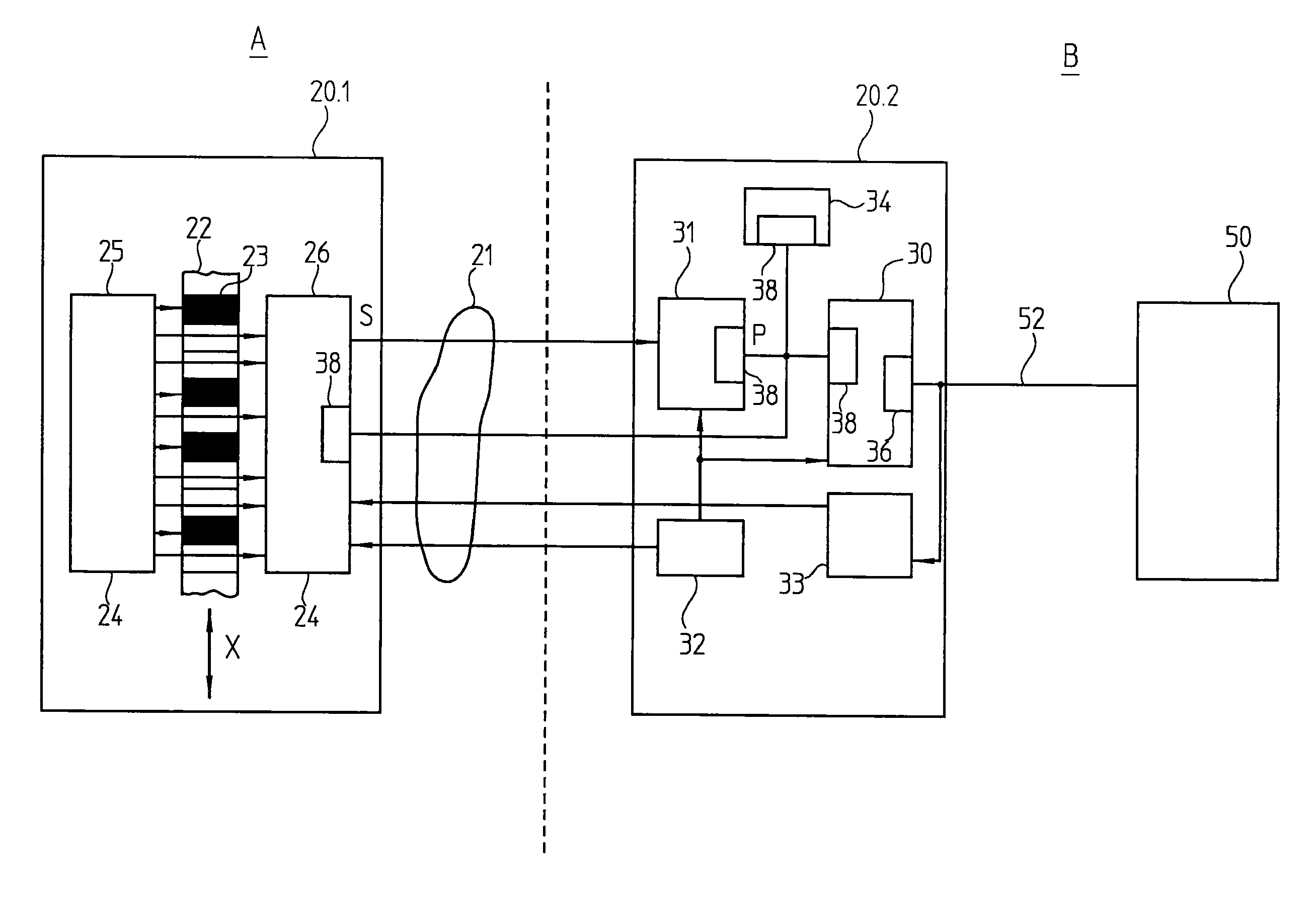 Absolute position-measuring device