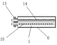 Rubber fast cooling device