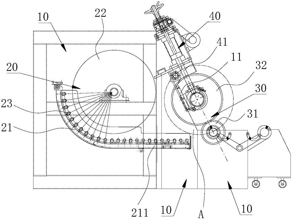 Reverse embossing machine