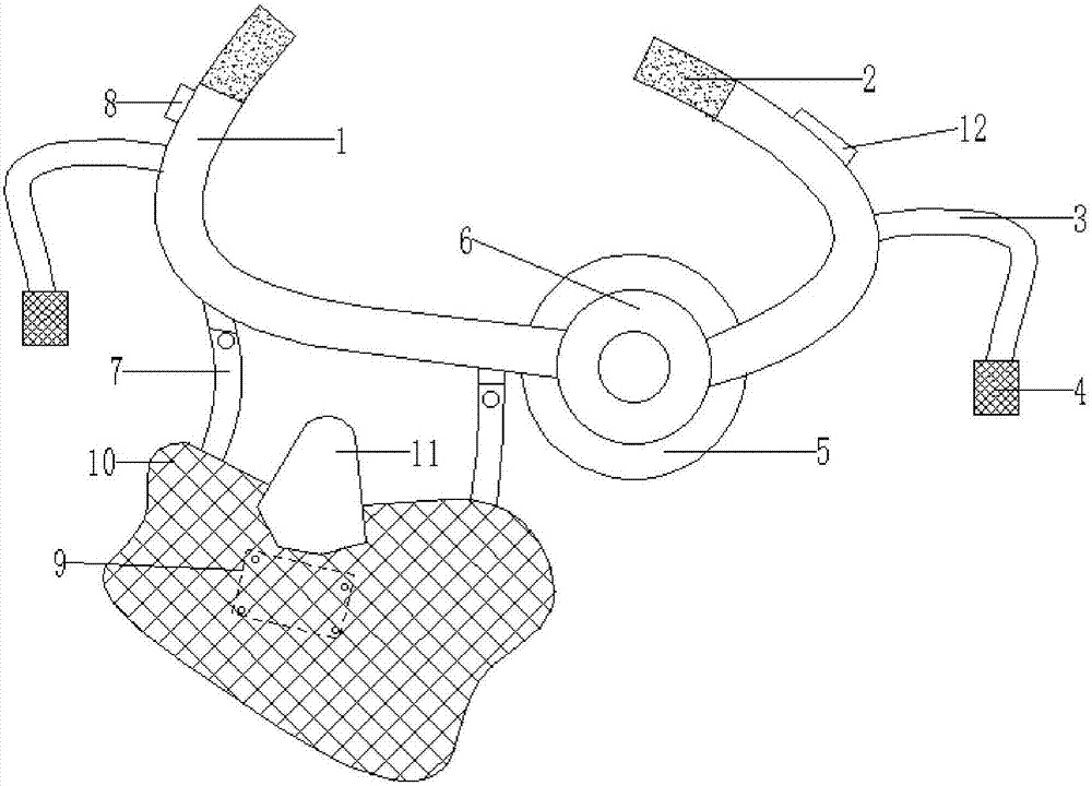 Medical eye-protecting sight glass