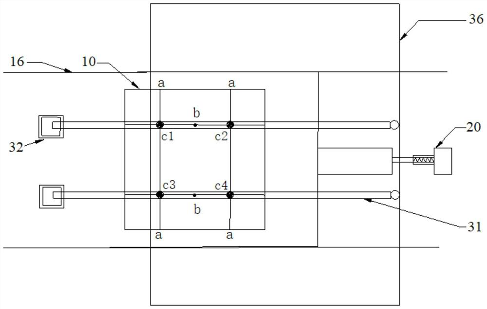 Direct shear tester for testing strength of slip band and direct shear test method