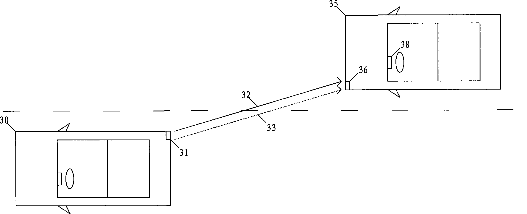 Electronic wireless traffic information indicating system and device for day and night