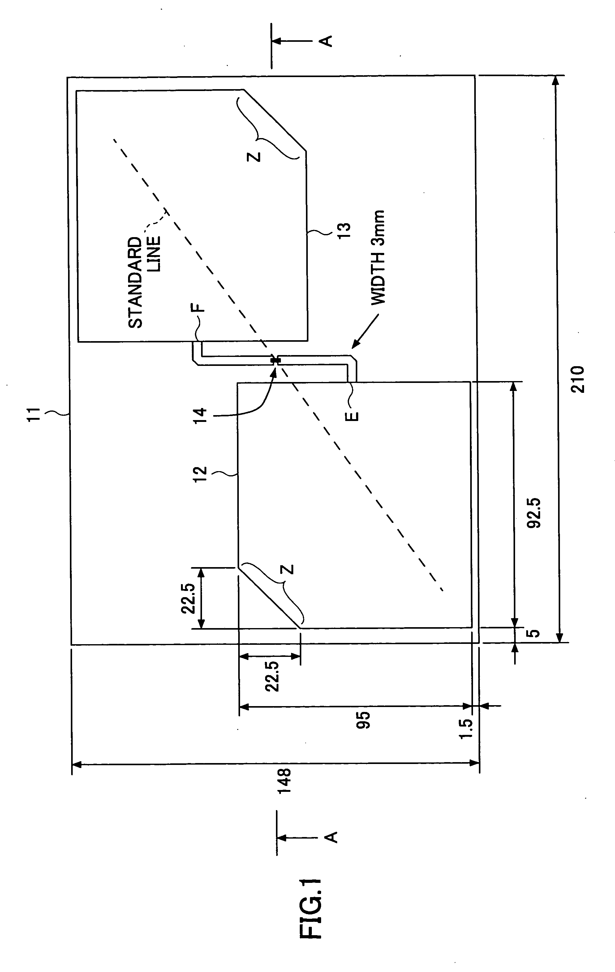 Radio frequency identification tag and antenna for radio frequency identification tag