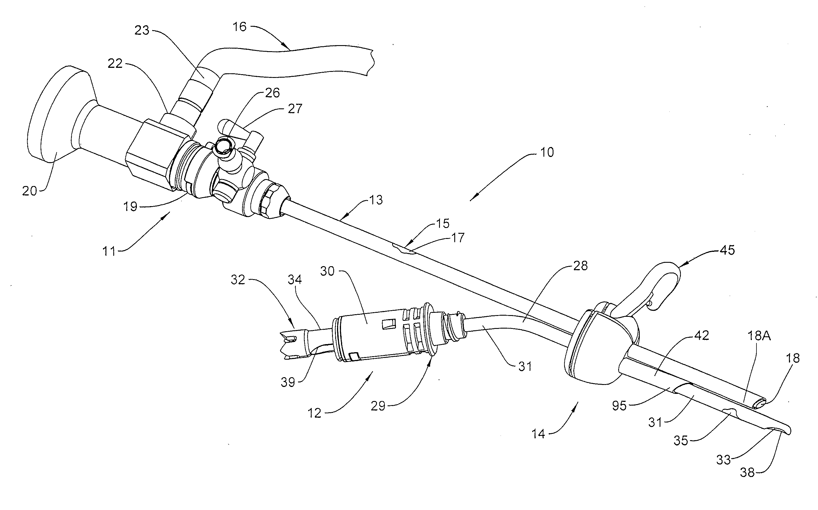 Arrangement for minimal access surgery