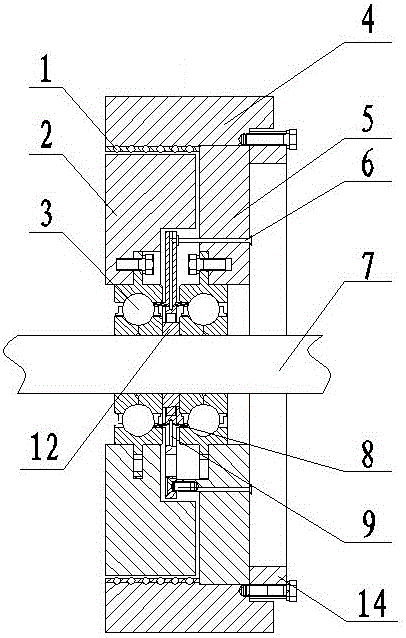 Oil-gas lubrication bearing pedestal with two-way nozzles, and using method of oil-gas lubrication bearing pedestal