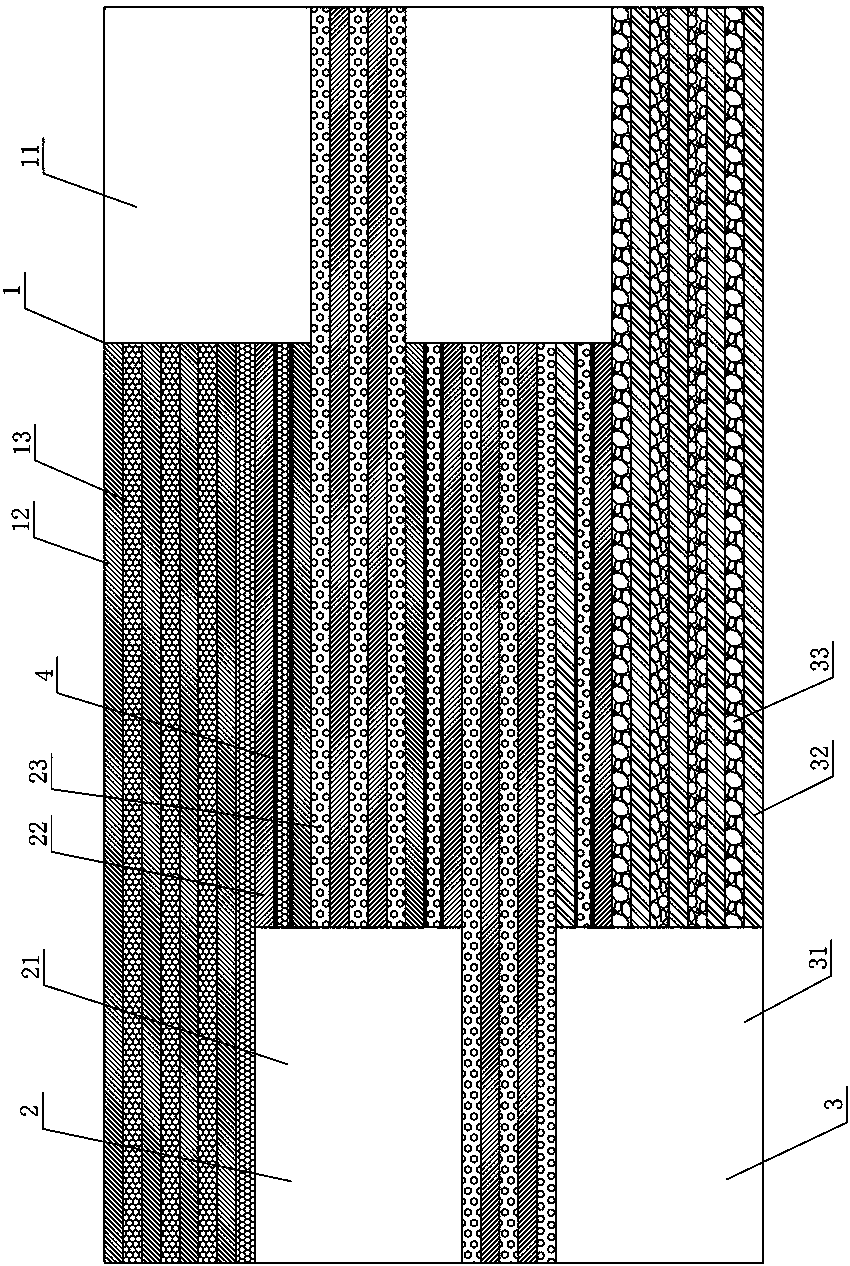 Three-phase tissue engineering scaffold