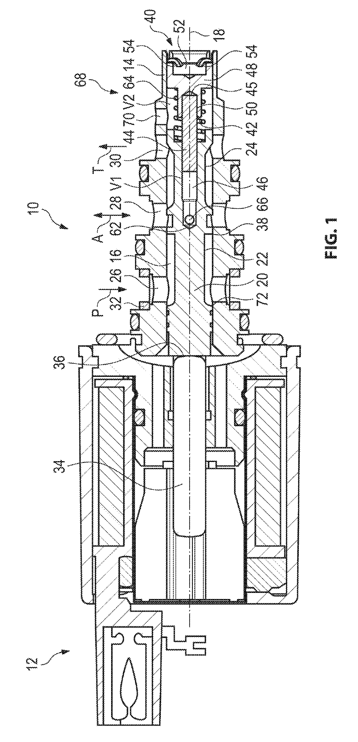 Electromagnetic pressure control valve