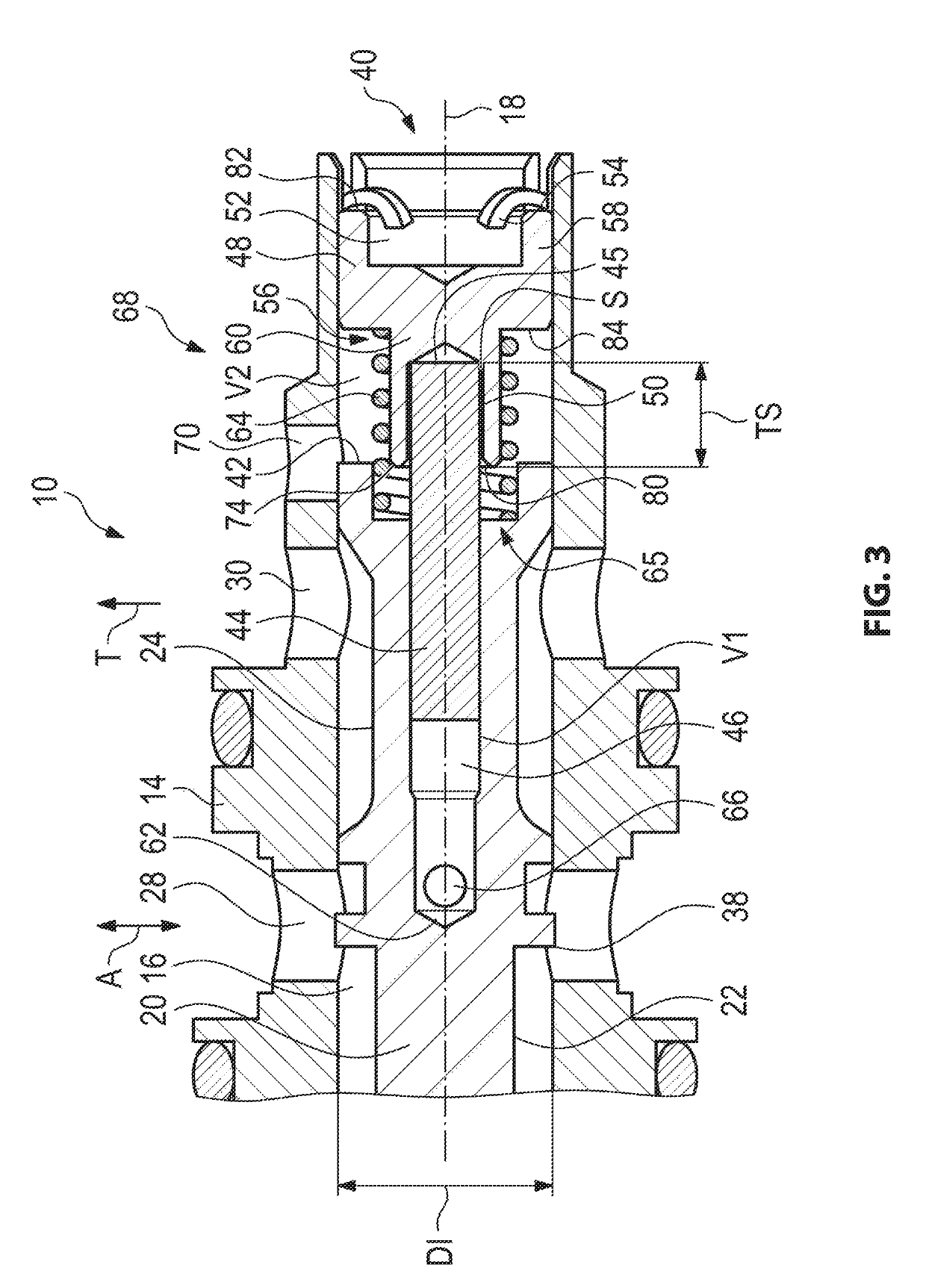 Electromagnetic pressure control valve