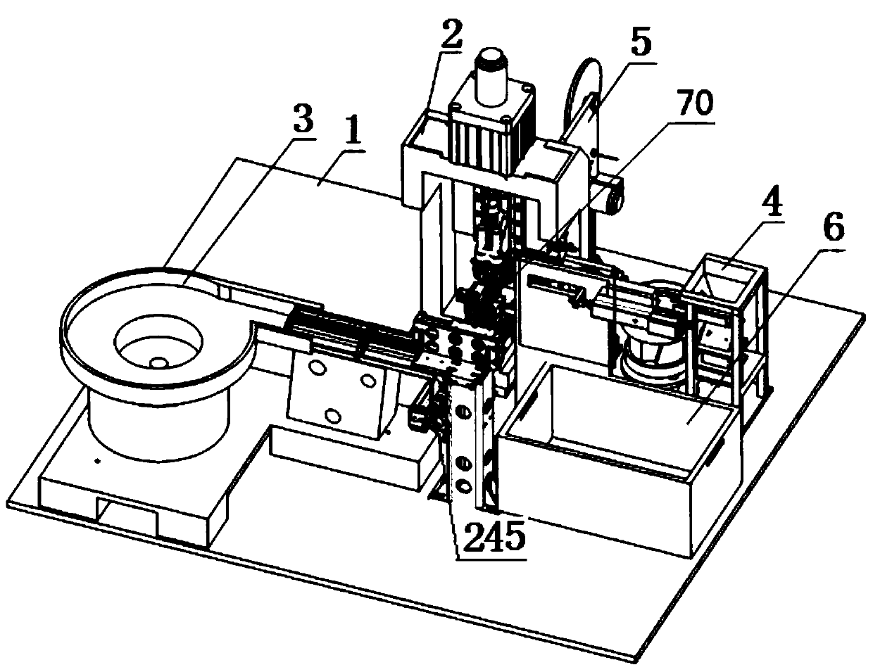 A contact knife automatic brazing equipment