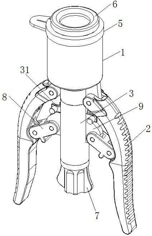 Prepuce cutting and stitching instrument