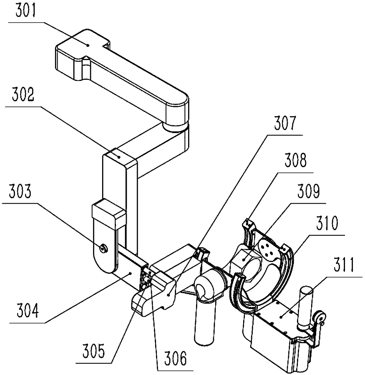 Active and passive combined upper limb rehabilitation training robot system based on electromyogram