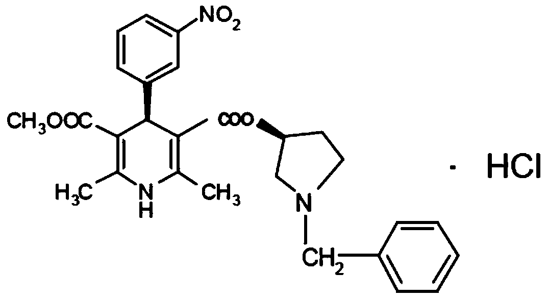 Barnidipine hydrochloride compound and preparation method thereof