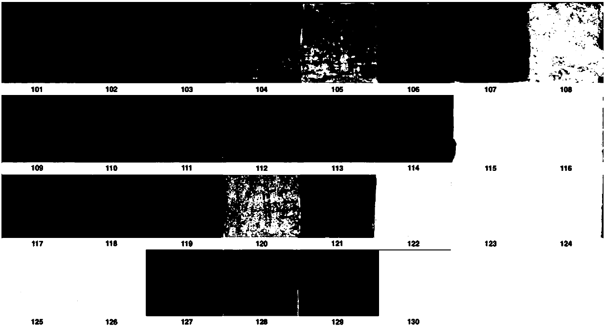 Mural painting material multi-spectral image color standard color card and manufacturing method thereof