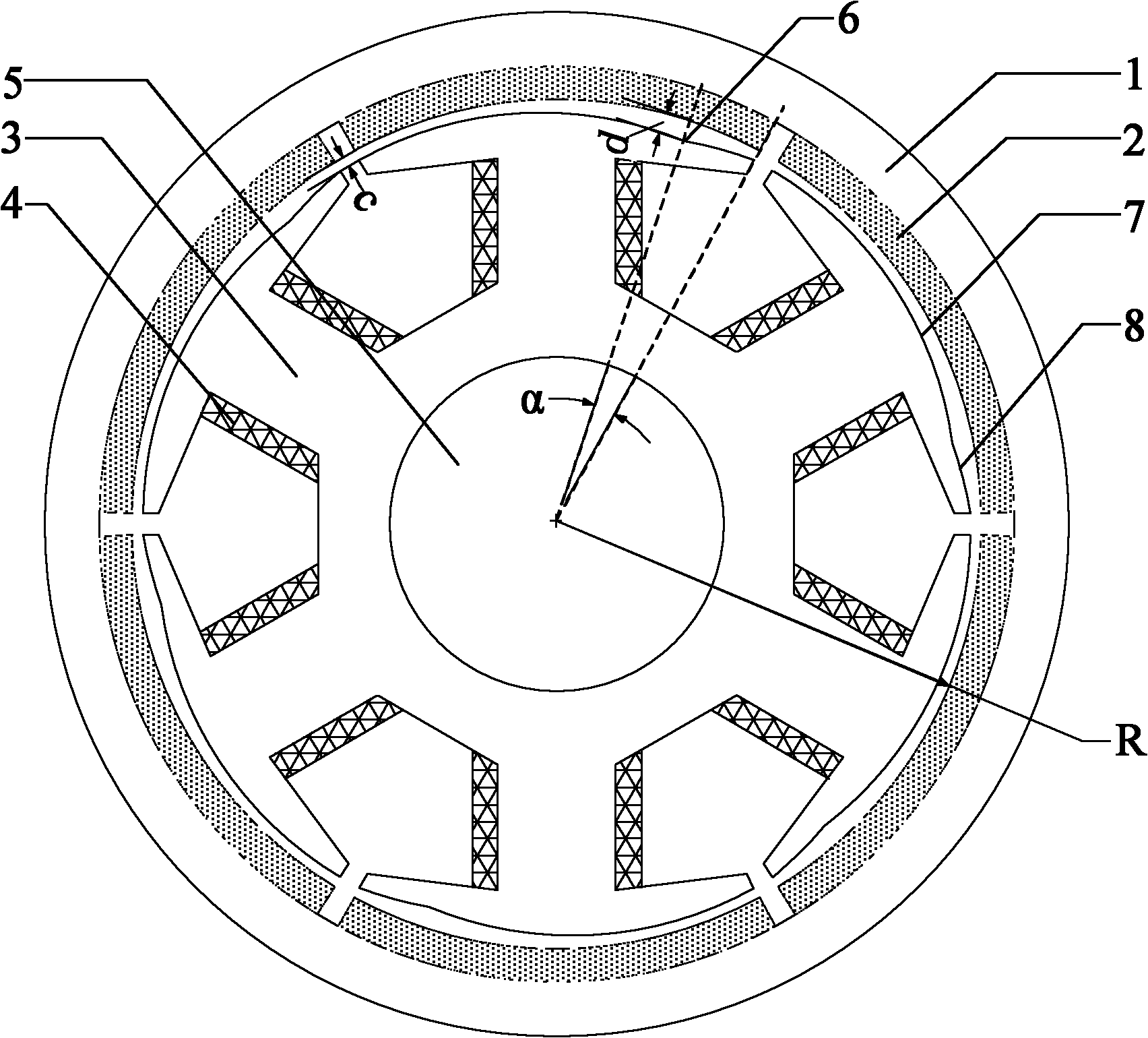 Single-phase self-start permanent magnet synchronous motor