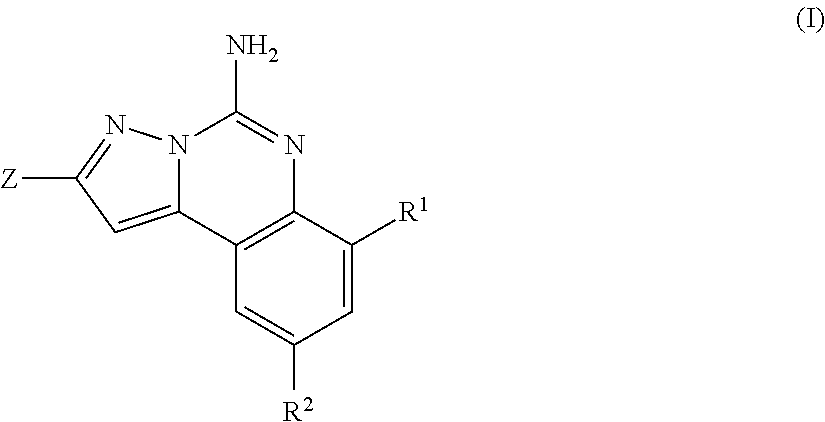 Aminopyrazine compounds with A2A antagonist properties