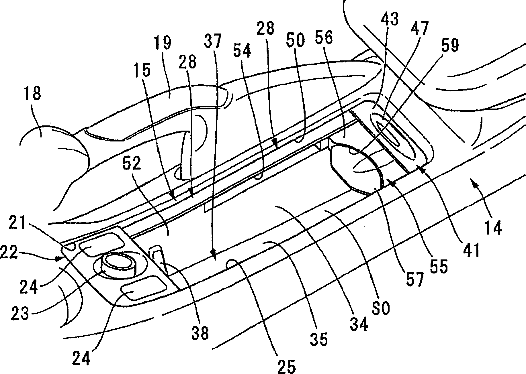 Automotive storage apparatus