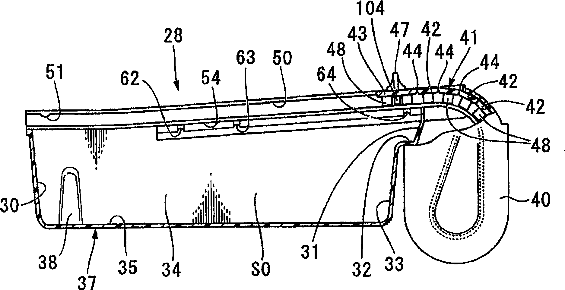 Automotive storage apparatus