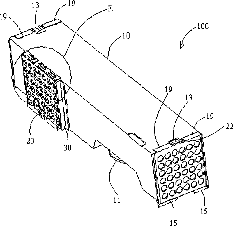 Heat radiating device of air-guide duct