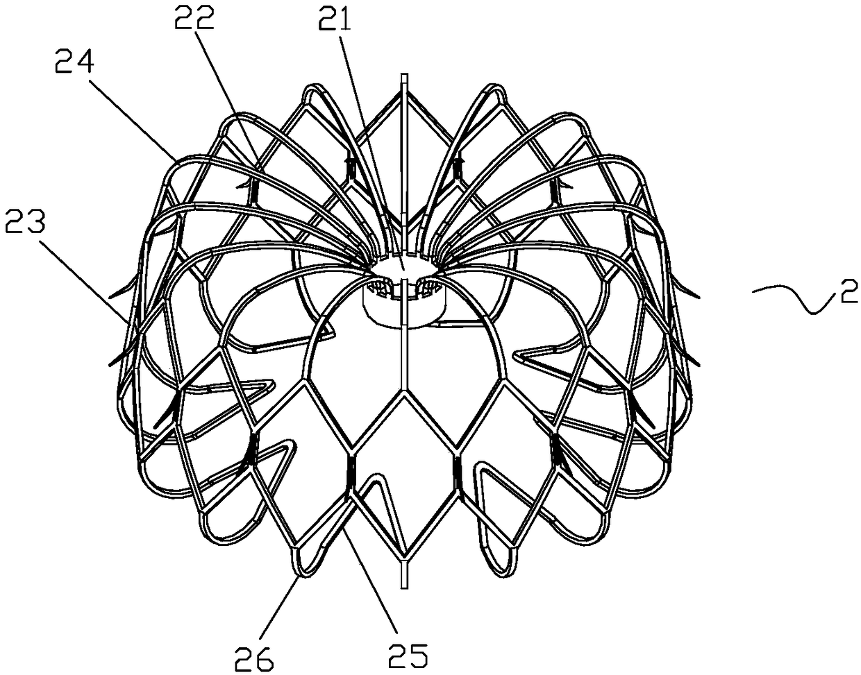 Left aurcle plugging device with closed ring structure and assembly method of left aurcle plugging device