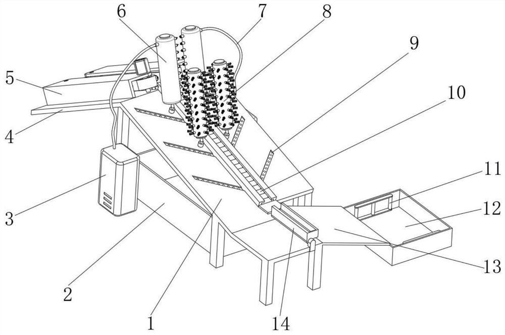 Environment-friendly municipal building construction baffle cleaning device and using method thereof