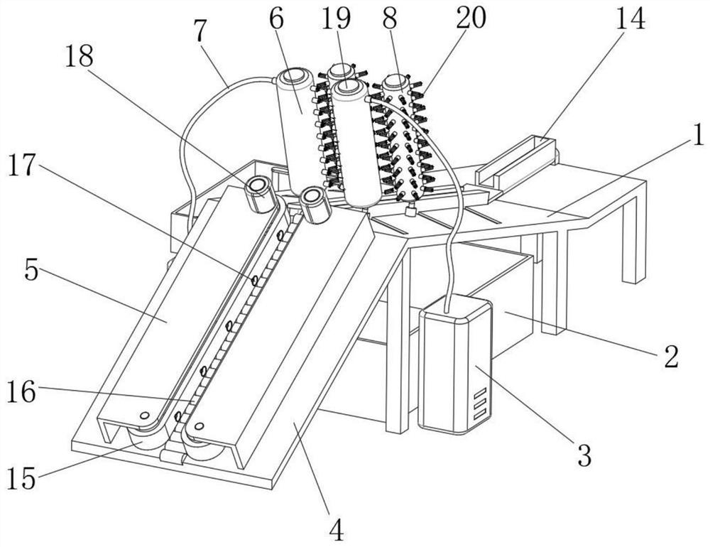 Environment-friendly municipal building construction baffle cleaning device and using method thereof