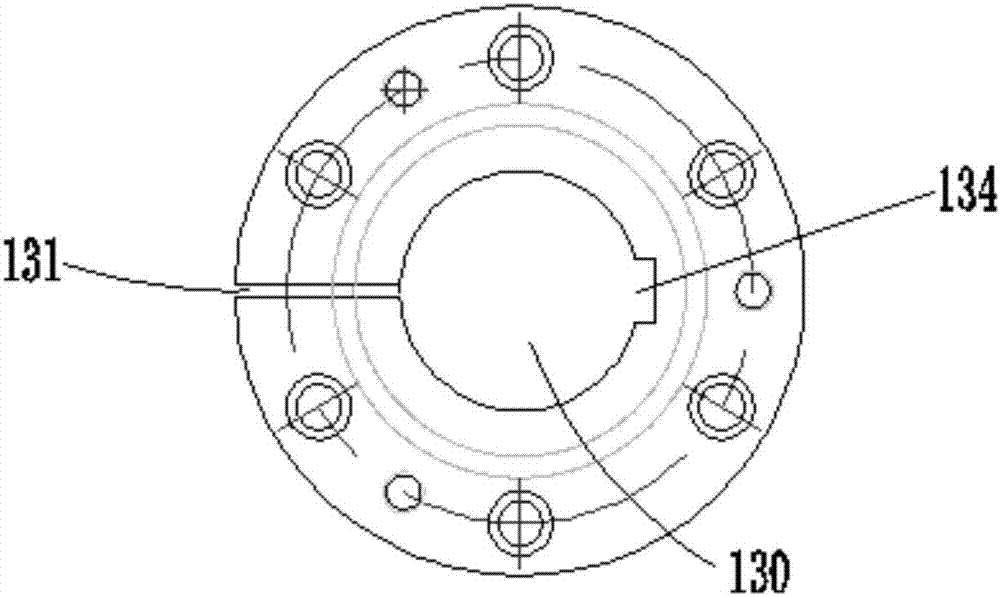 Driving impeller assembly in sander