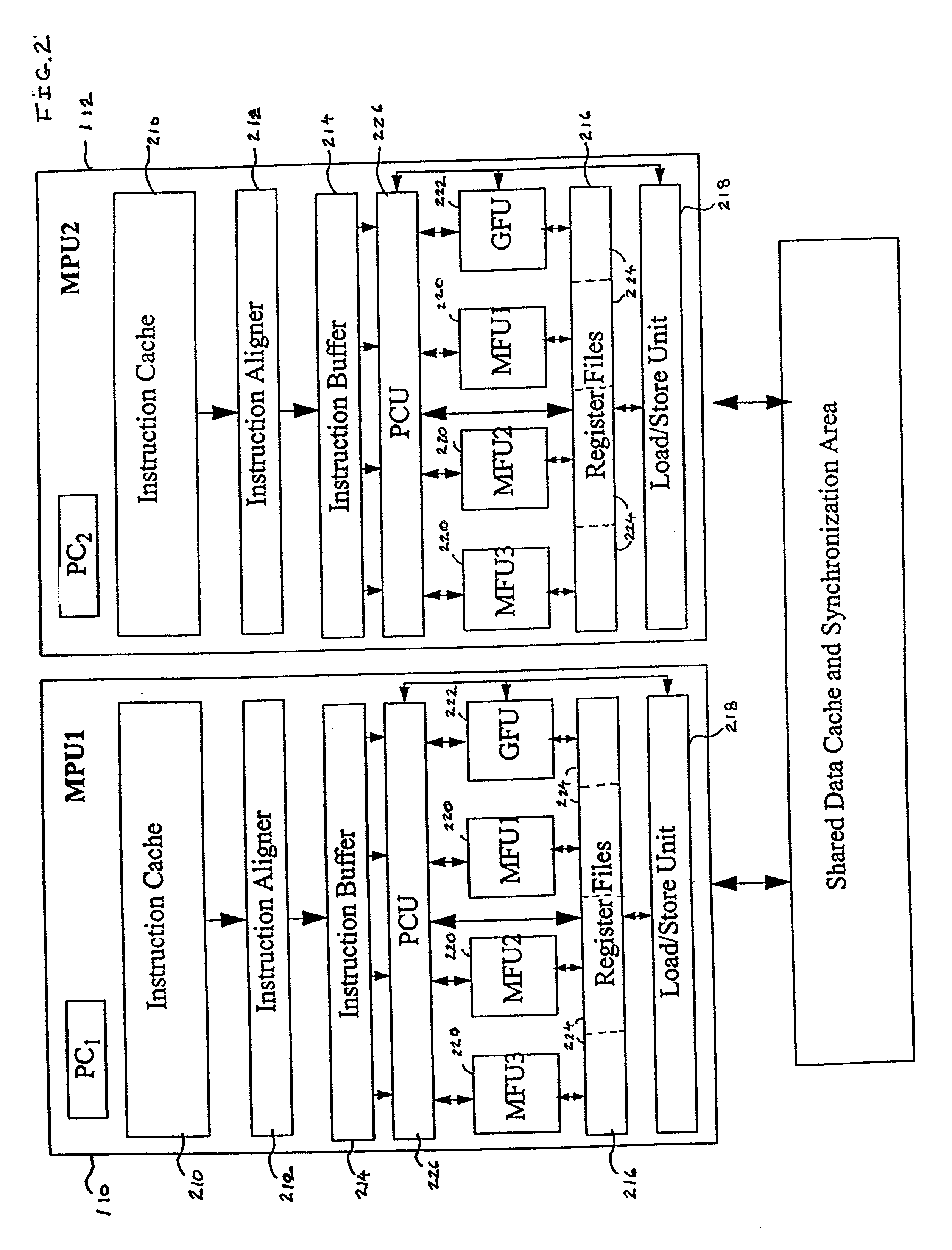 Local and global register partitioning in a vliw processor