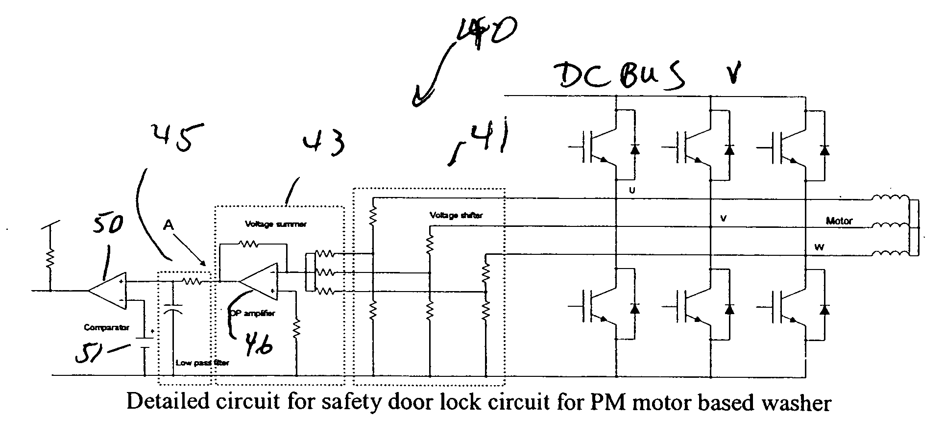 Safety interlock and protection circuit for permanent magnet motor drive