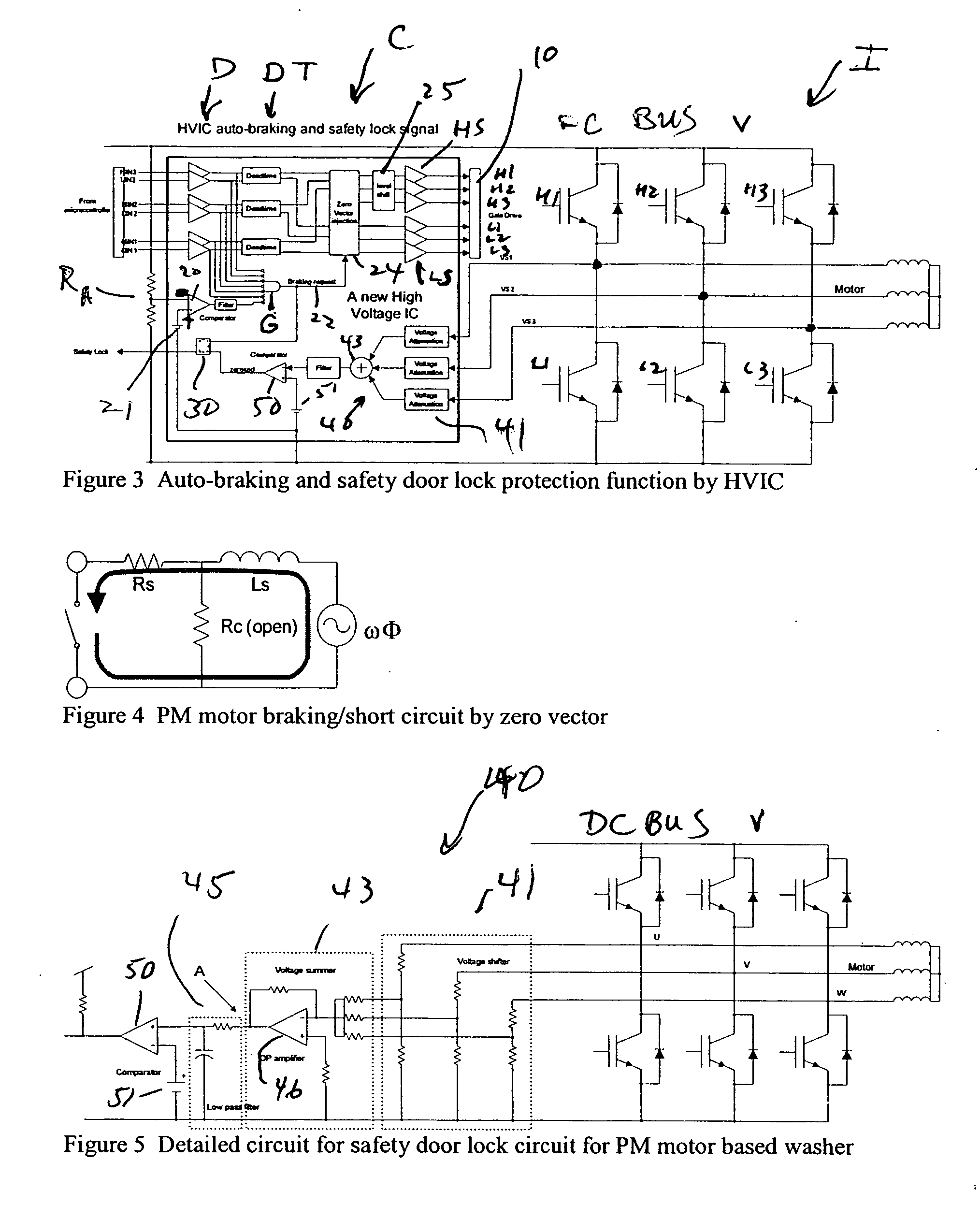 Safety interlock and protection circuit for permanent magnet motor drive