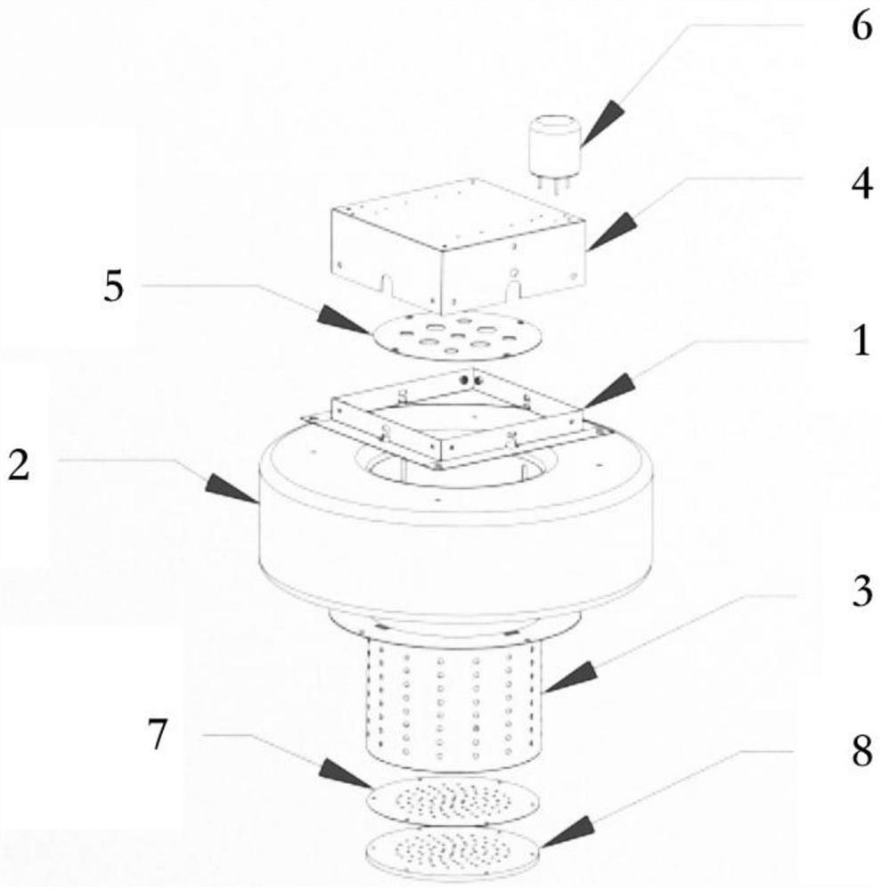 Small watershed water quality monitoring method based on spectral analysis