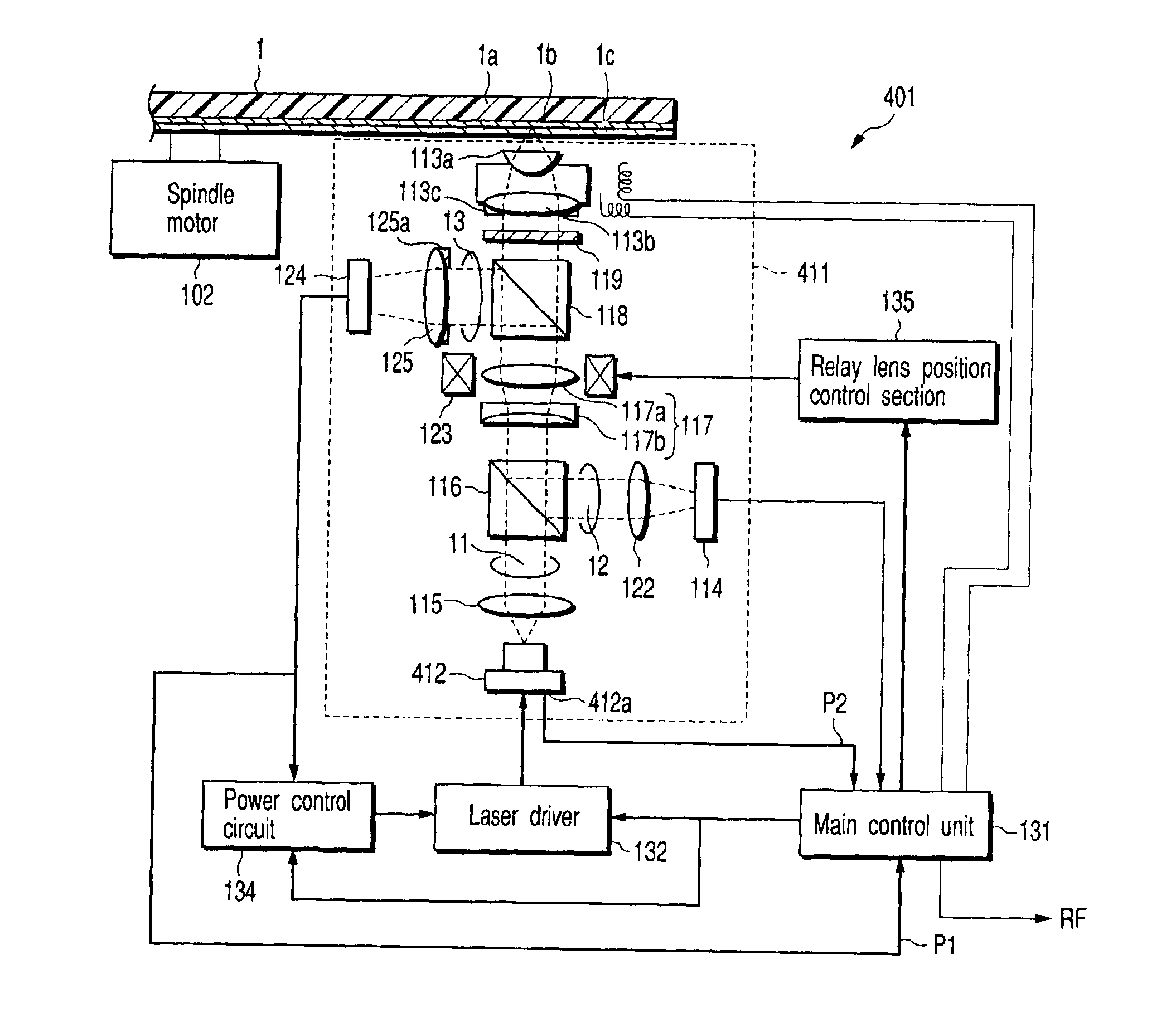 Optical head device and optical disk unit capable of stable signal reproduction