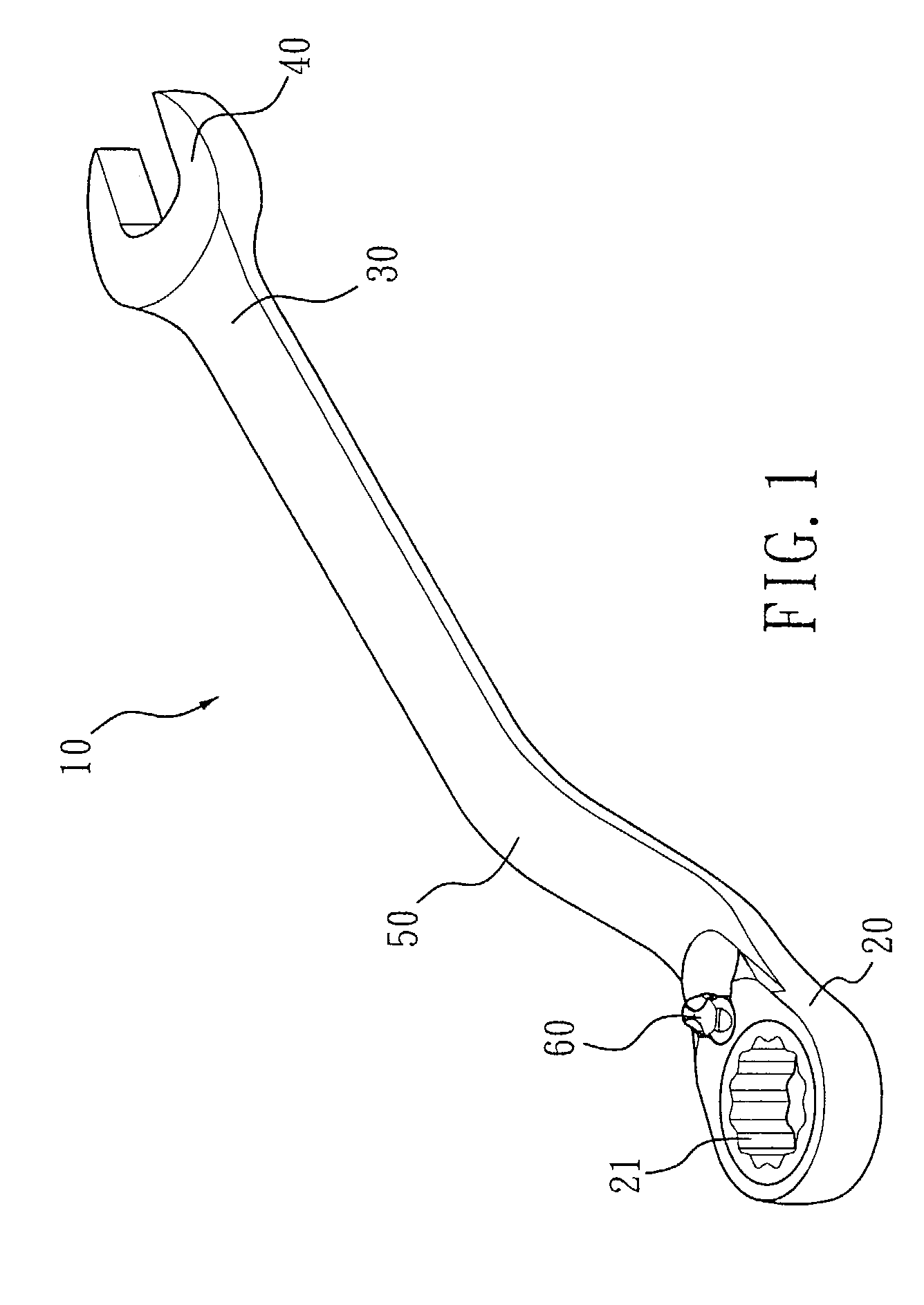 Gear wrench allowing easy force application