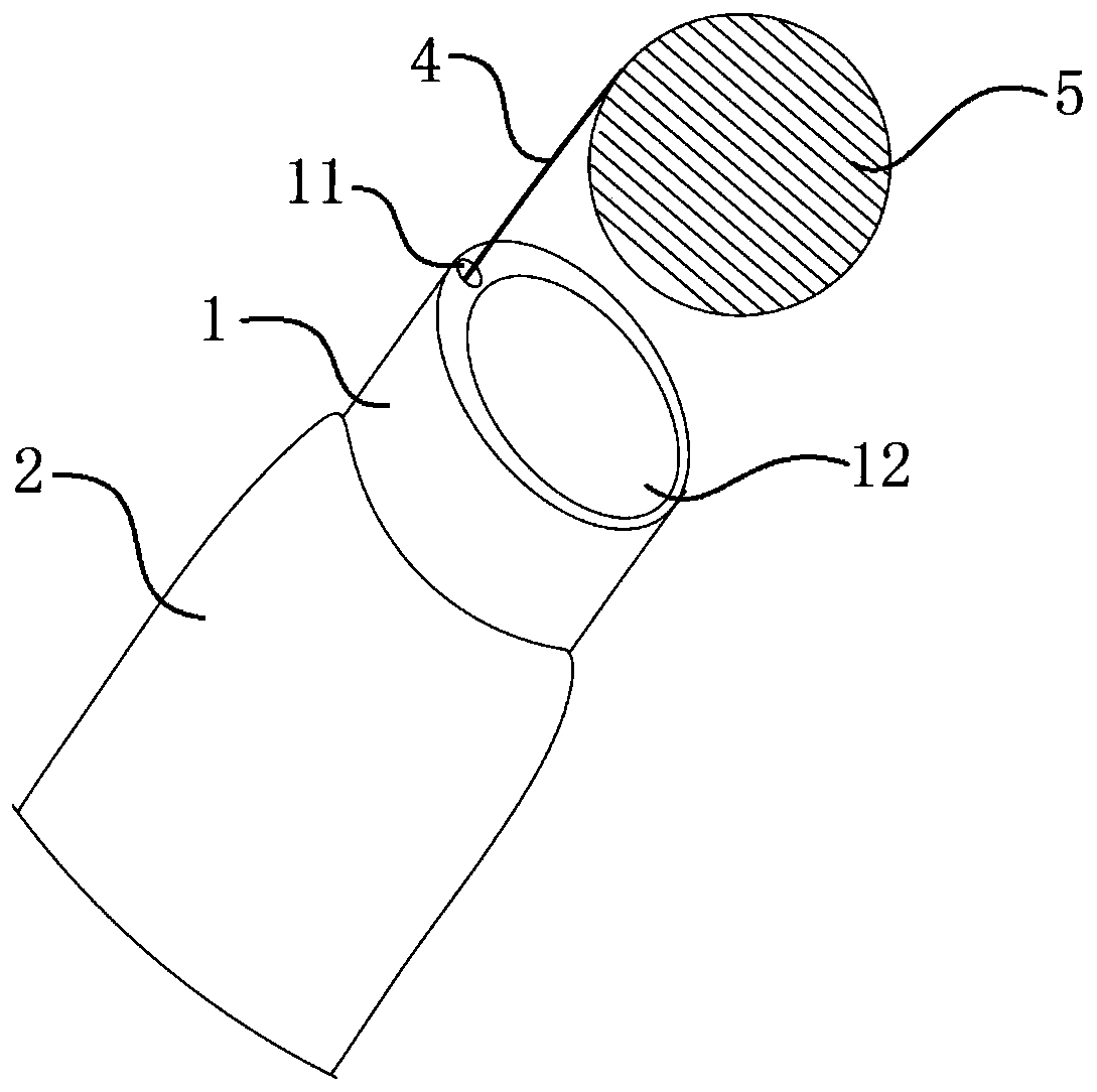 Ureter plugging device with balloon