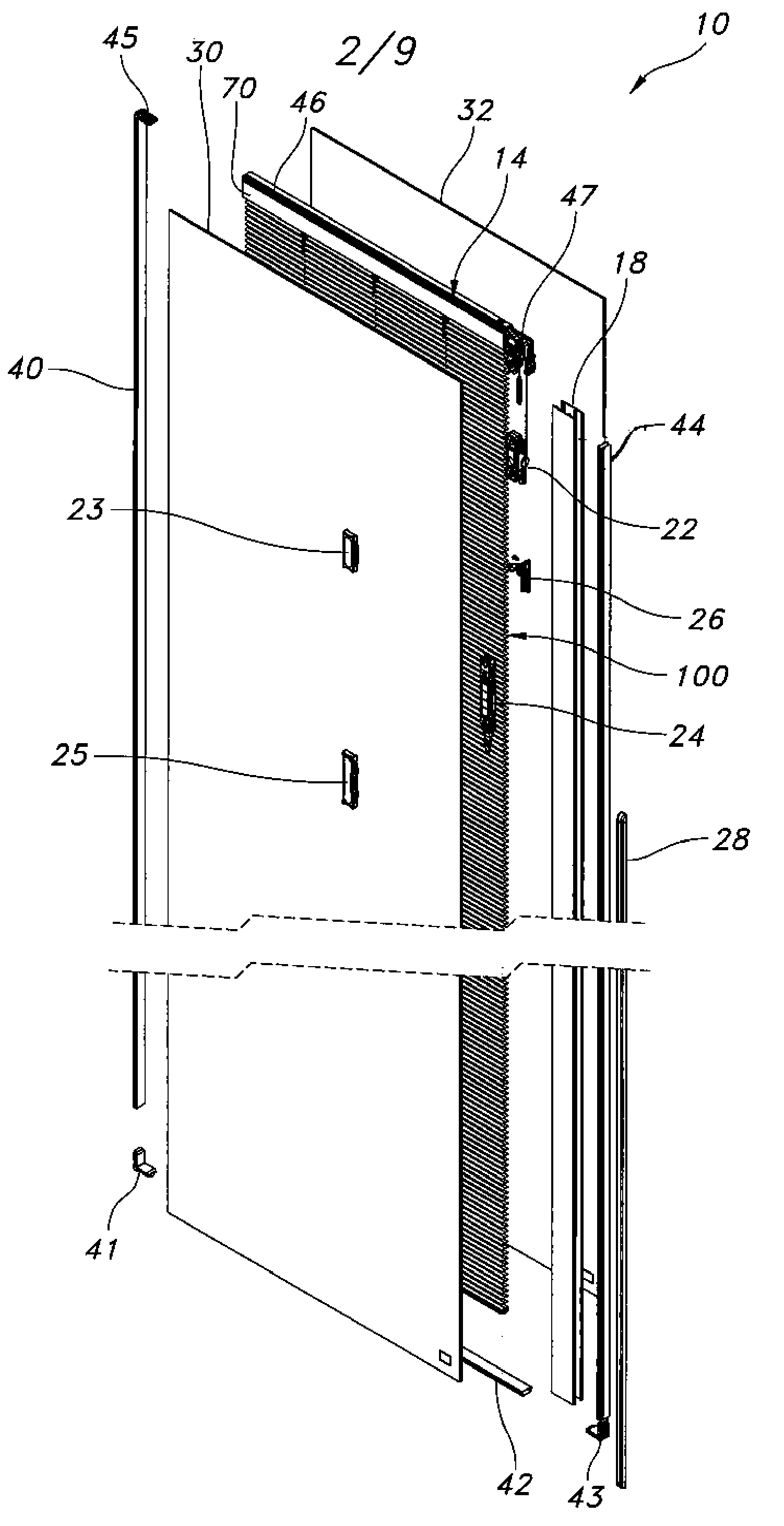 Clutch for insulated glass window covering