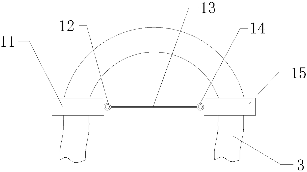 Optical cable with self protection structure